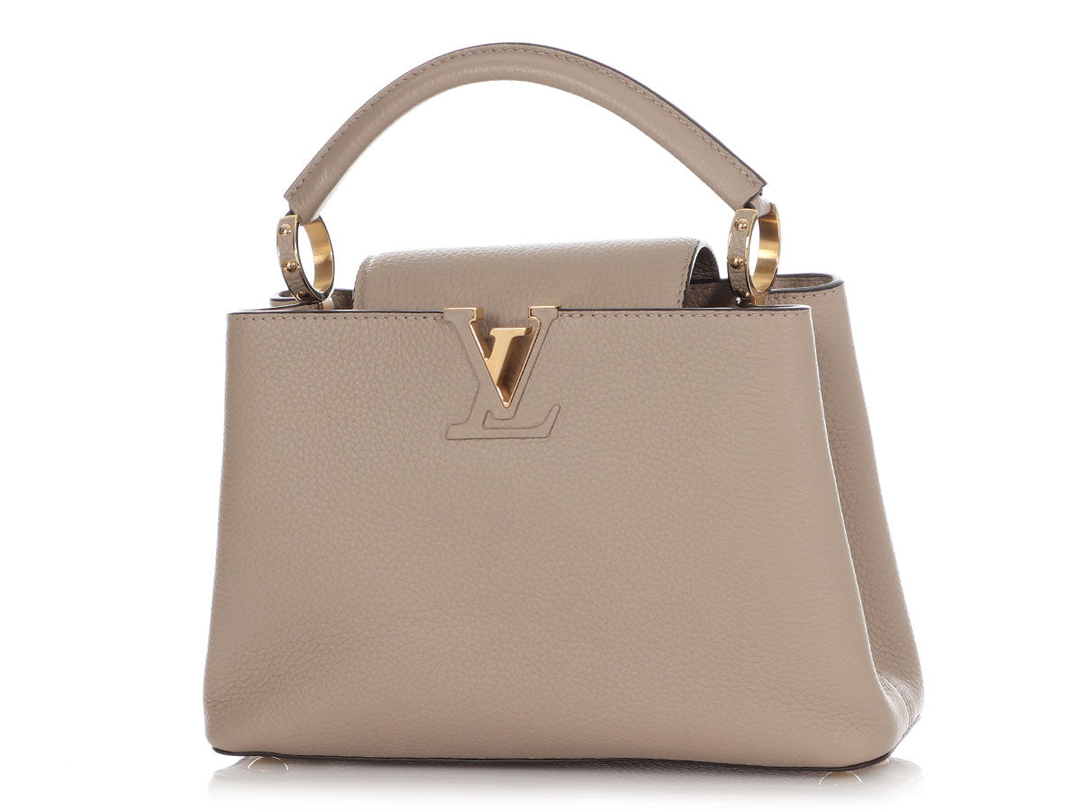 Louis Vuitton Capucines Bb Leather Top-handle Bag in Brown