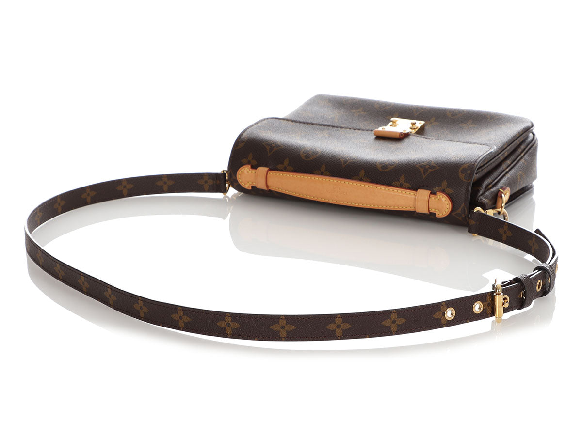 LOUIS VUITTON Monogram Brown Shoulder Strap For Metis and Similar