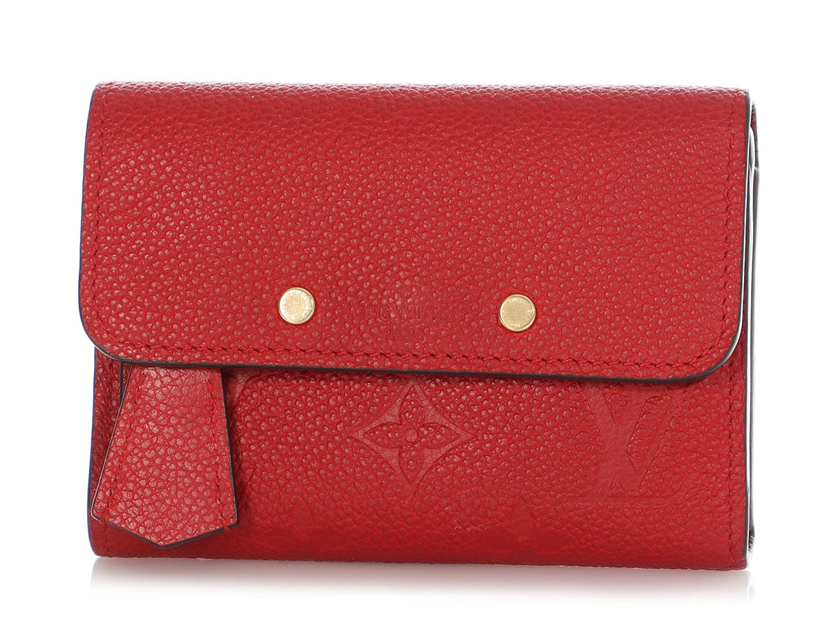 Louis Vuitton Red Vernis Heart Coin Purse by Ann's Fabulous Finds