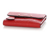 Louis Vuitton Red Leather Empreinte Pont Neuf Wallet