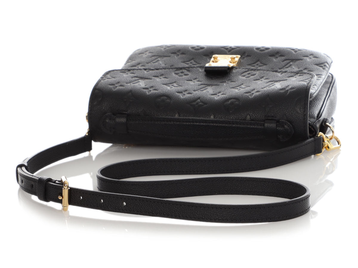 Louis Vuitton Pochette Metis Empreinte Black Cross Body Bag