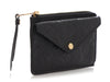 Louis Vuitton Black Monogram Empreinte Recto Verso Card Holder