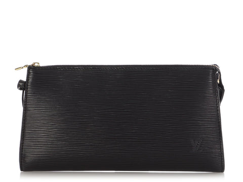 Louis Vuitton Black Epi Pochette Accessoires