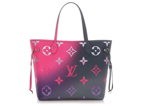 Louis Vuitton Midnight Fuchsia Giant Spring In The City Neverfull MM NM