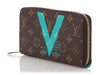 Louis Vuitton Turquoise V Zippy Wallet