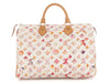 Louis Vuitton White Watercolor Aquarelle Speedy 35