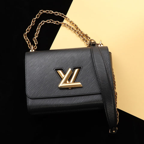 Louis Vuitton Black Epi Twist MM