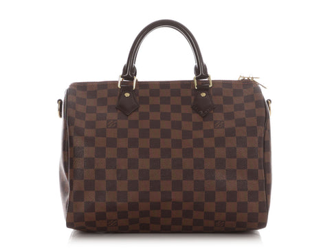 Louis Vuitton Damier Ebène Speedy Bandoulière 30