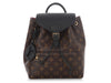 Louis Vuitton Monogram and Black Leather Montsouris PM NM