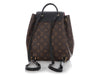 Louis Vuitton Monogram and Black Leather Montsouris PM NM