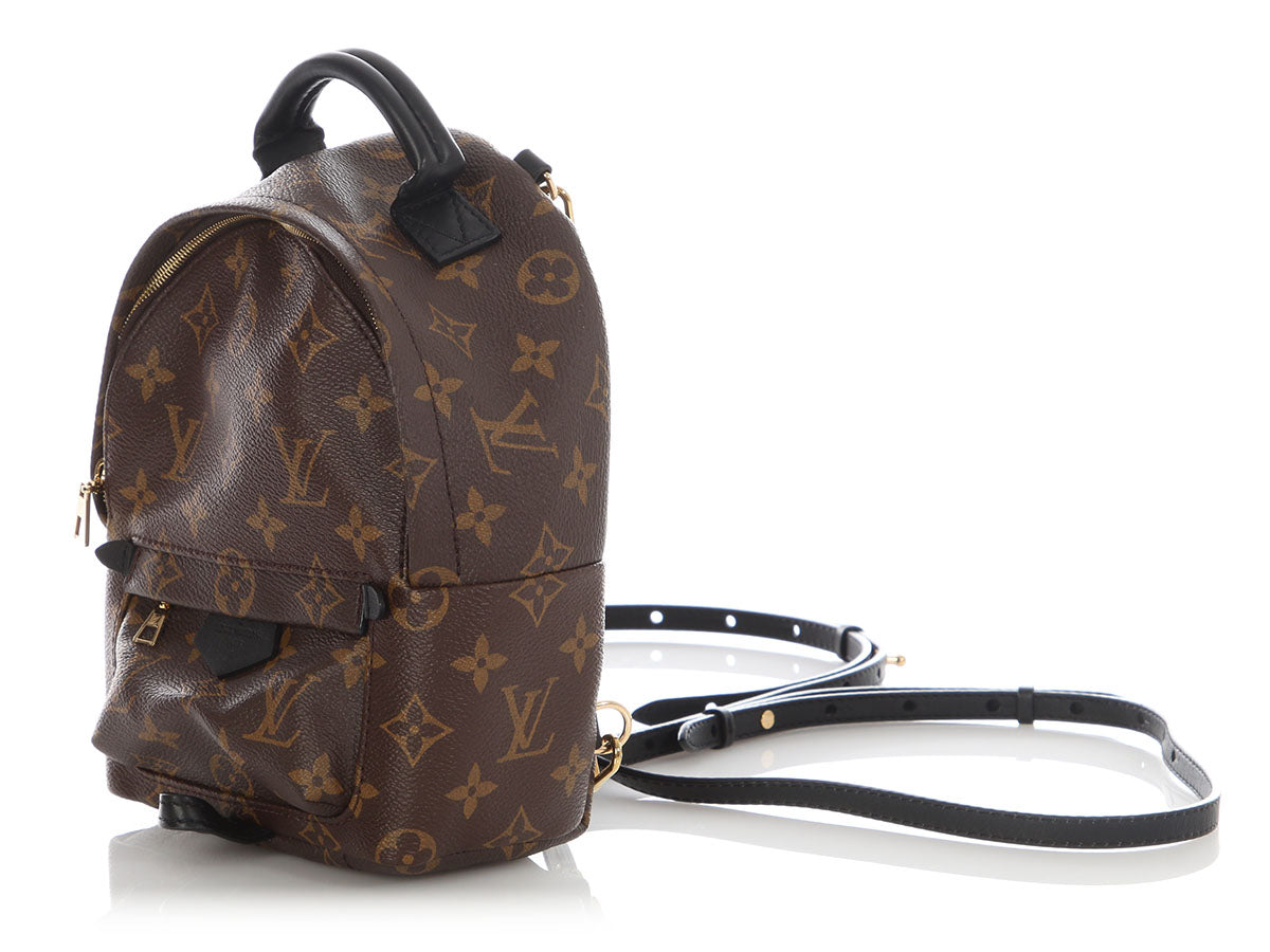 louis vuitton backpack mini straps Louis Vuitton Mini Monogram Palm Springs Backpack