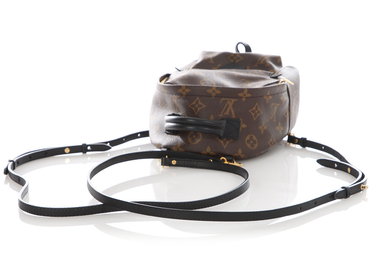 louis vuitton backpack palm trees Louis Vuitton Mini Monogram Palm Springs Backpack