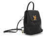 Louis Vuitton Mini Black Leather Lockme Backpack