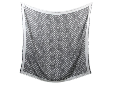 Louis Vuitton Black and Gray Umbra Shawl