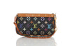 Louis Vuitton Black Multicolore Monogram Pochette