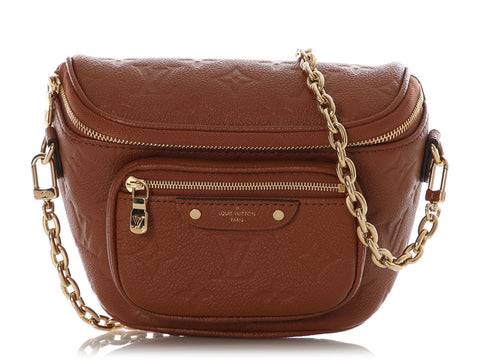 Louis Vuitton Mini Cognac Monogram Empreinte Bumbag