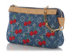Louis Vuitton LV x TM Monogram Denim Cerises Pochette Accessoires