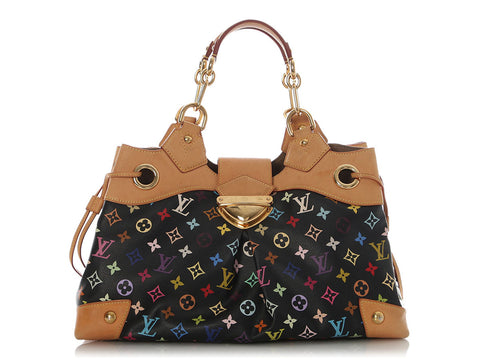 Louis Vuitton Vintage Black Multicolore Monogram Ursula