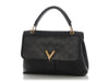 Louis Vuitton Black Calfskin Monogram Very One Handle