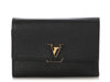 Louis Vuitton Black Taurillon Leather Capucines Compact Wallet