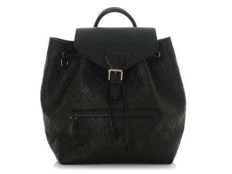 Louis Vuitton Black Empreinte Montsouris PM NM