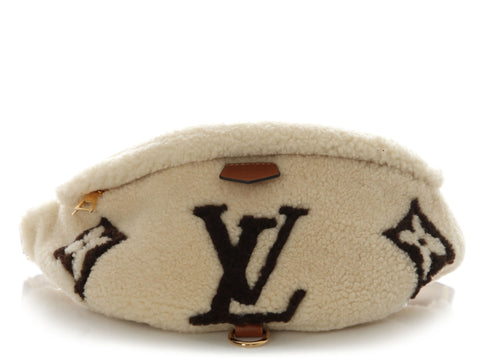 Louis Vuitton Monogram Teddy Shearling Bumbag