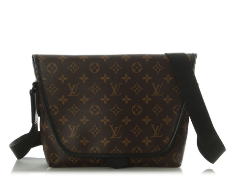 Louis Vuitton Monogram Macassar Canvas Magnetic Messenger Bag