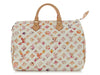 Louis Vuitton White Watercolor Aquarelle Speedy 35