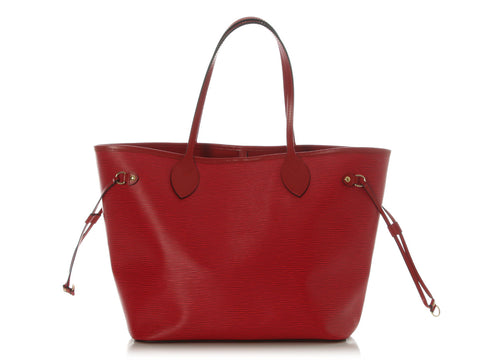 Louis Vuitton Rouge Epi Neverfull MM