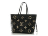 Louis Vuitton Black and Cream Giant Monogram Empreinte Neverfull