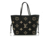 Louis Vuitton Black and Cream Giant Monogram Empreinte Neverfull