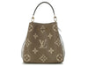 Louis Vuitton Dove and Cream Bicolor Monogram Empreinte NéoNoé MM
