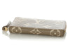 Louis Vuitton Dove and Cream Bicolor Monogram Empreinte Leather Zippy Wallet