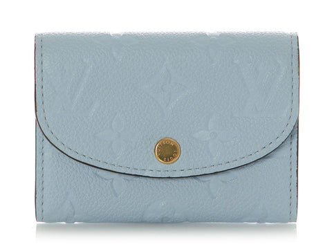 Louis Vuitton Bleu Nuage Monogram Empreinte Rosalie Coin Purse
