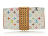 Louis Vuitton White Multicolore Monogram Pochette Courtney Clutch