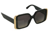 Louis Vuitton Black Moon Square Sunglasses