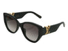 Louis Vuitton Black LV GO-14 Square Sunglasses