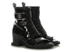 Louis Vuitton Black Patent Moonlight Open-Toe Boots