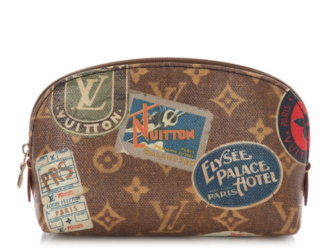 Louis Vuitton Monogram Flight Mode Cosmetic Pouch