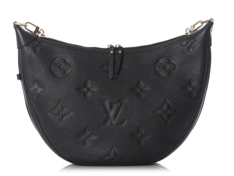 Louis Vuitton Black Monogram Giant Empreinte Loop Hobo