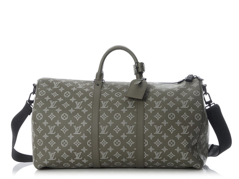 Louis Vuitton Monogram Shadow Keepall Bandoulière 50