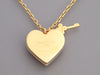 Louis Vuitton Rose Velours Lock Me Heart Necklace