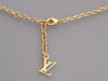 Louis Vuitton Rose Velours Lock Me Heart Necklace