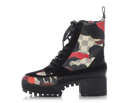 Louis Vuitton Damier Azur Overcloud Laureate Desert Boots