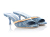 Louis Vuitton Denim Monogram 6am Mules