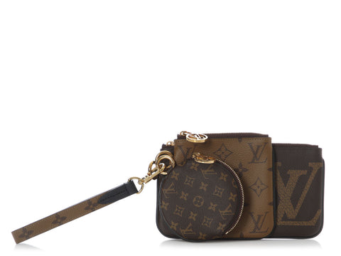 Louis Vuitton Monogram Trio Pouch Wristlet
