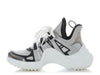 Louis Vuitton Black and Silver Archlight Sneakers