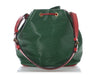 Louis Vuitton Vintage Green and Red Epi Petite Noé