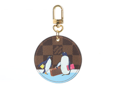 Louis Vuitton 2017 Damier Ebène Christmas Animation Bag Charm