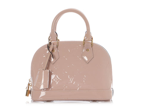 Louis Vuitton Pink Monogram Vernis Alma BB